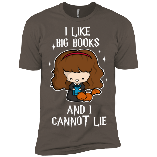 T-Shirts Warm Grey / X-Small I Like Big Books Men's Premium T-Shirt