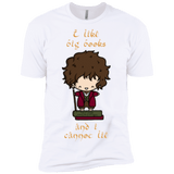 T-Shirts White / X-Small I Like Big Books Men's Premium T-Shirt