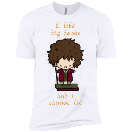T-Shirts White / X-Small I Like Big Books Men's Premium T-Shirt