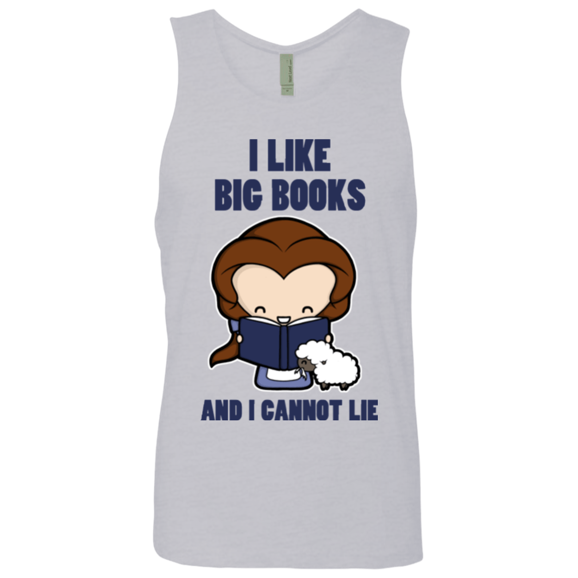 T-Shirts Heather Grey / Small I Like Big Books Men's Premium Tank Top
