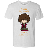 T-Shirts Heather White / Small I Like Big Books Men's Triblend T-Shirt