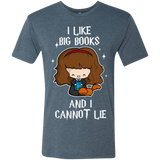 T-Shirts Indigo / Small I Like Big Books Men's Triblend T-Shirt