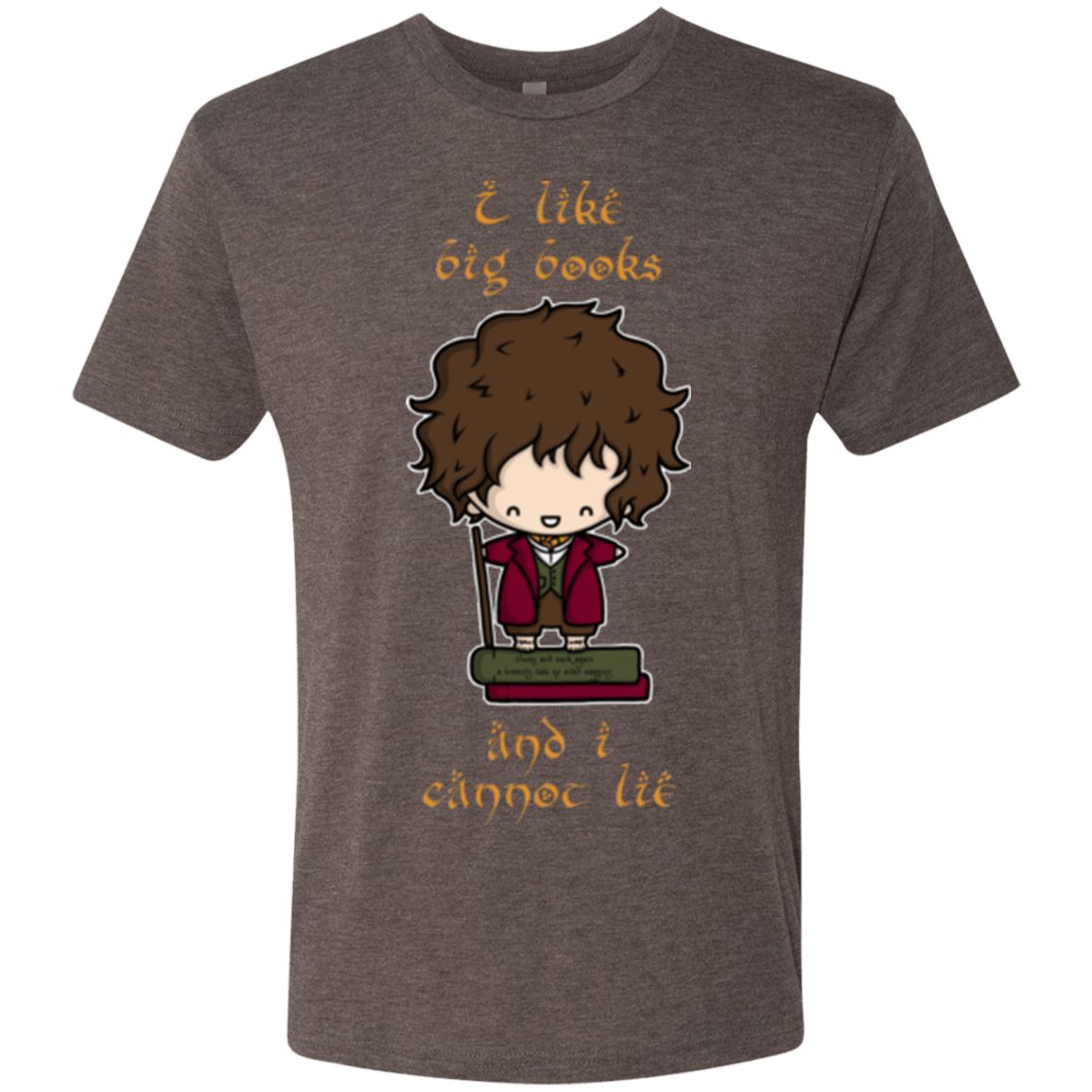 T-Shirts Macchiato / Small I Like Big Books Men's Triblend T-Shirt