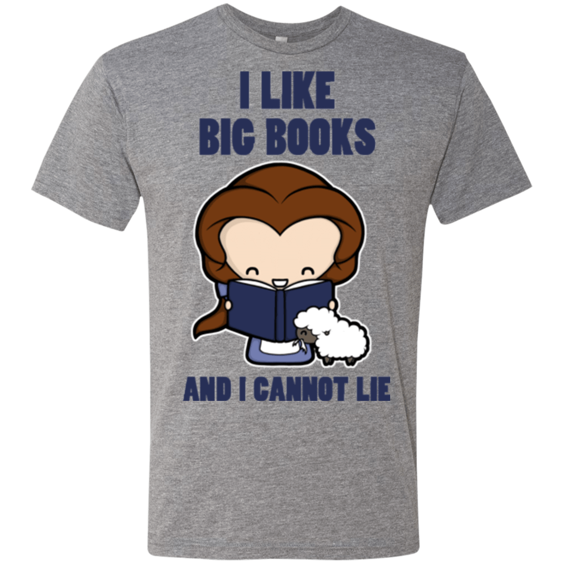 T-Shirts Premium Heather / Small I Like Big Books Men's Triblend T-Shirt