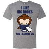 T-Shirts Premium Heather / Small I Like Big Books Men's Triblend T-Shirt