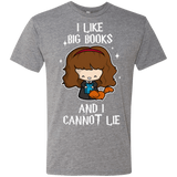 T-Shirts Premium Heather / Small I Like Big Books Men's Triblend T-Shirt