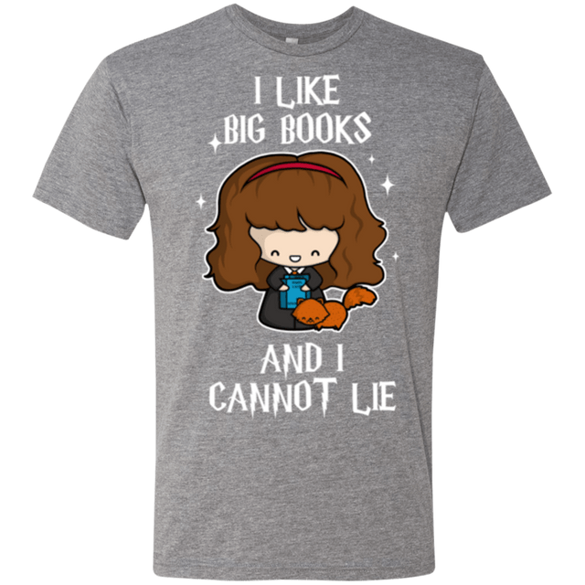 T-Shirts Premium Heather / Small I Like Big Books Men's Triblend T-Shirt