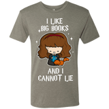 T-Shirts Venetian Grey / Small I Like Big Books Men's Triblend T-Shirt