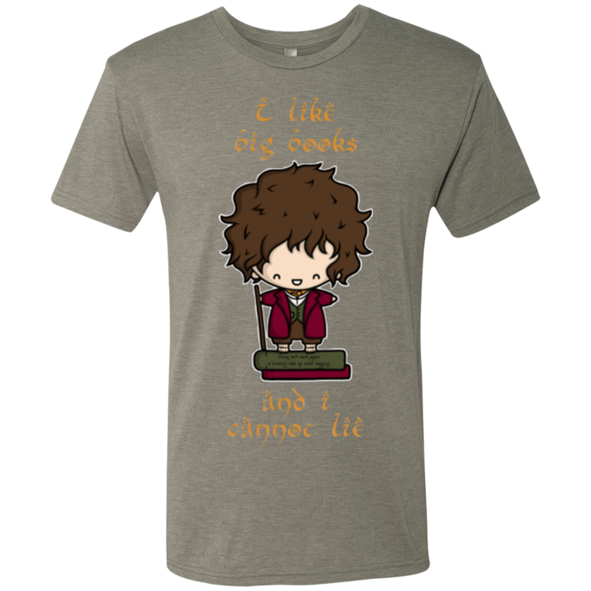 T-Shirts Venetian Grey / Small I Like Big Books Men's Triblend T-Shirt