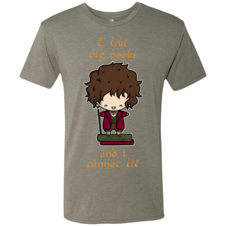 T-Shirts Venetian Grey / Small I Like Big Books Men's Triblend T-Shirt
