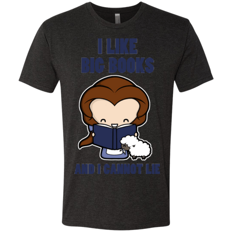 T-Shirts Vintage Black / Small I Like Big Books Men's Triblend T-Shirt
