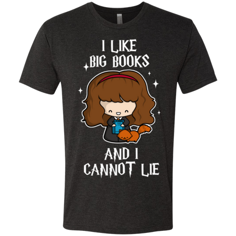 T-Shirts Vintage Black / Small I Like Big Books Men's Triblend T-Shirt