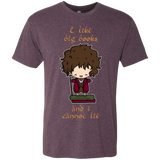 T-Shirts Vintage Purple / Small I Like Big Books Men's Triblend T-Shirt