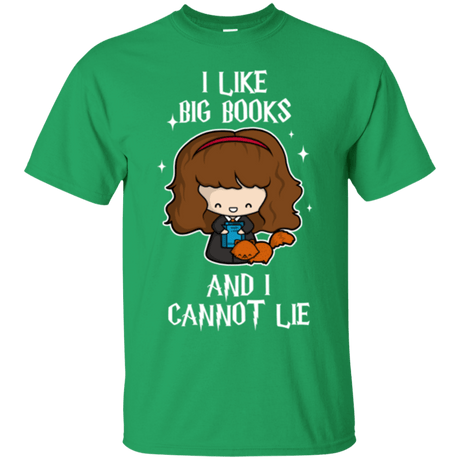 T-Shirts Irish Green / Small I Like Big Books T-Shirt