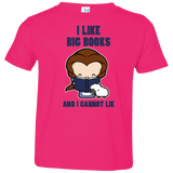 T-Shirts Hot Pink / 2T I Like Big Books Toddler Premium T-Shirt