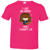 T-Shirts Hot Pink / 2T I Like Big Books Toddler Premium T-Shirt