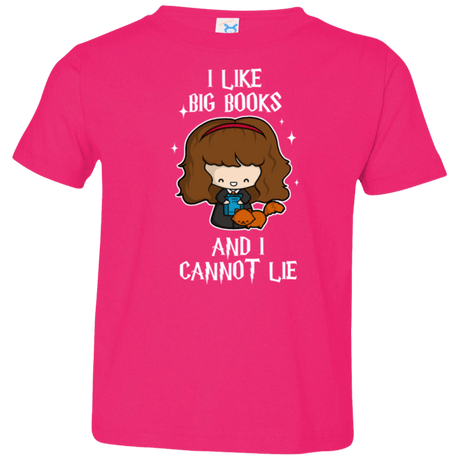 T-Shirts Hot Pink / 2T I Like Big Books Toddler Premium T-Shirt