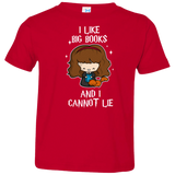 T-Shirts Red / 2T I Like Big Books Toddler Premium T-Shirt