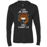 T-Shirts Vintage Black / X-Small I Like Big Books Triblend Long Sleeve Hoodie Tee