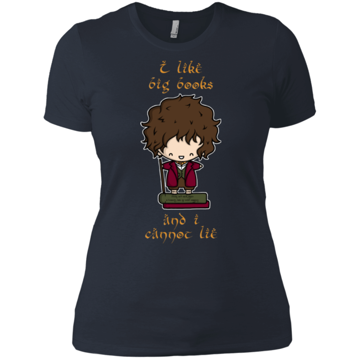T-Shirts Indigo / X-Small I Like Big Books Women's Premium T-Shirt