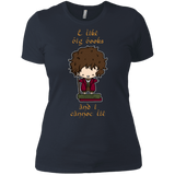 T-Shirts Indigo / X-Small I Like Big Books Women's Premium T-Shirt
