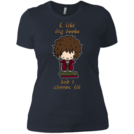 T-Shirts Indigo / X-Small I Like Big Books Women's Premium T-Shirt