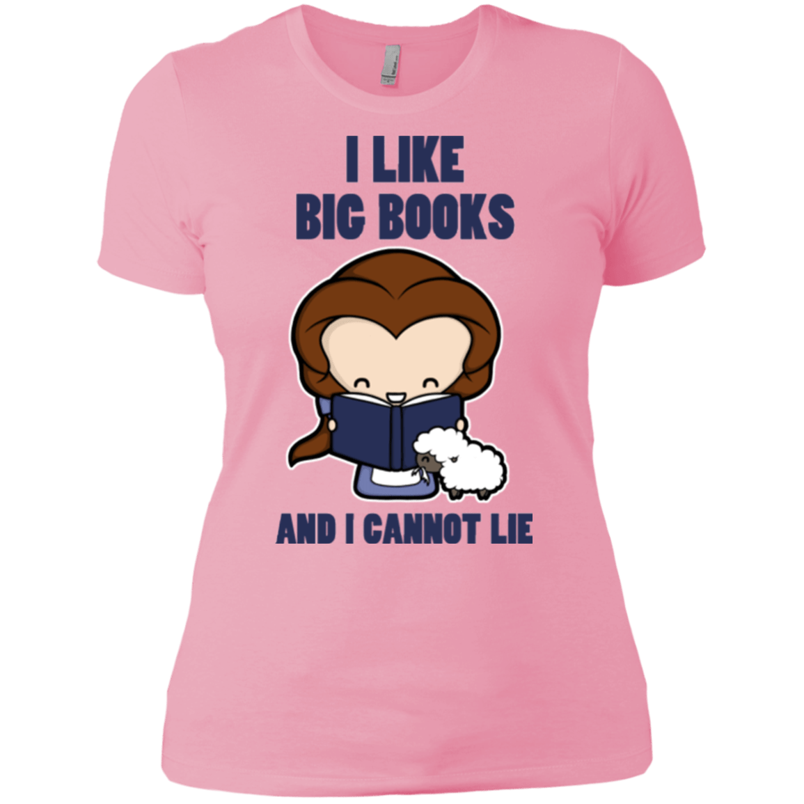 T-Shirts Light Pink / X-Small I Like Big Books Women's Premium T-Shirt