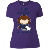 T-Shirts Purple / X-Small I Like Big Books Women's Premium T-Shirt