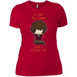 T-Shirts Red / X-Small I Like Big Books Women's Premium T-Shirt