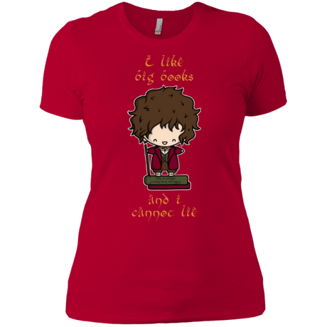 T-Shirts Red / X-Small I Like Big Books Women's Premium T-Shirt