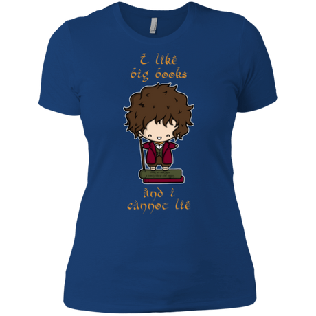 T-Shirts Royal / X-Small I Like Big Books Women's Premium T-Shirt
