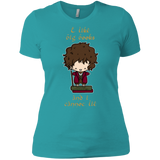 T-Shirts Tahiti Blue / X-Small I Like Big Books Women's Premium T-Shirt