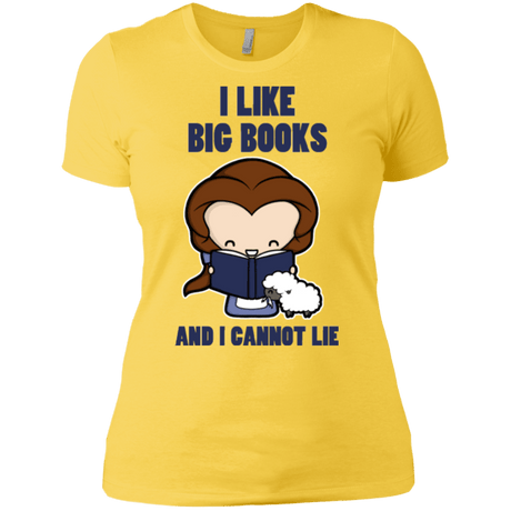 T-Shirts Vibrant Yellow / X-Small I Like Big Books Women's Premium T-Shirt