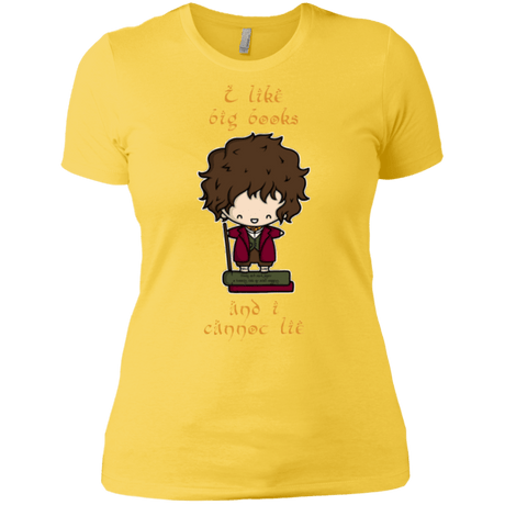 T-Shirts Vibrant Yellow / X-Small I Like Big Books Women's Premium T-Shirt