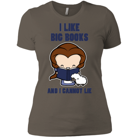 T-Shirts Warm Grey / X-Small I Like Big Books Women's Premium T-Shirt