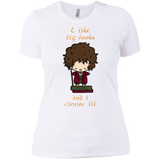 T-Shirts White / X-Small I Like Big Books Women's Premium T-Shirt