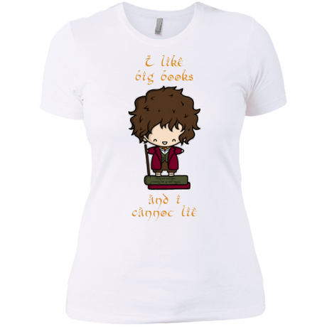 T-Shirts White / X-Small I Like Big Books Women's Premium T-Shirt