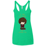 T-Shirts Envy / X-Small I Like Big Books Women's Triblend Racerback Tank