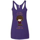 T-Shirts Purple / X-Small I Like Big Books Women's Triblend Racerback Tank