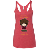 T-Shirts Vintage Red / X-Small I Like Big Books Women's Triblend Racerback Tank