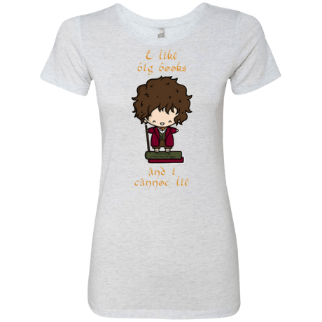 T-Shirts Heather White / Small I Like Big Books Women's Triblend T-Shirt