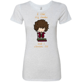 T-Shirts Heather White / Small I Like Big Books Women's Triblend T-Shirt