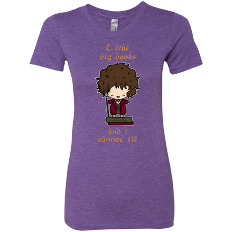 T-Shirts Purple Rush / Small I Like Big Books Women's Triblend T-Shirt