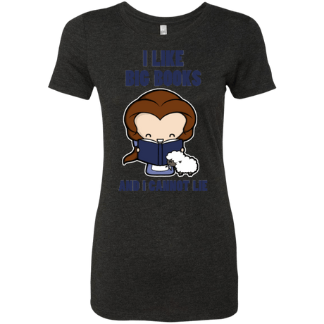 T-Shirts Vintage Black / Small I Like Big Books Women's Triblend T-Shirt