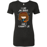 T-Shirts Vintage Black / Small I Like Big Books Women's Triblend T-Shirt