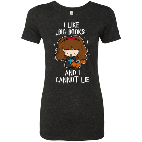 T-Shirts Vintage Black / Small I Like Big Books Women's Triblend T-Shirt