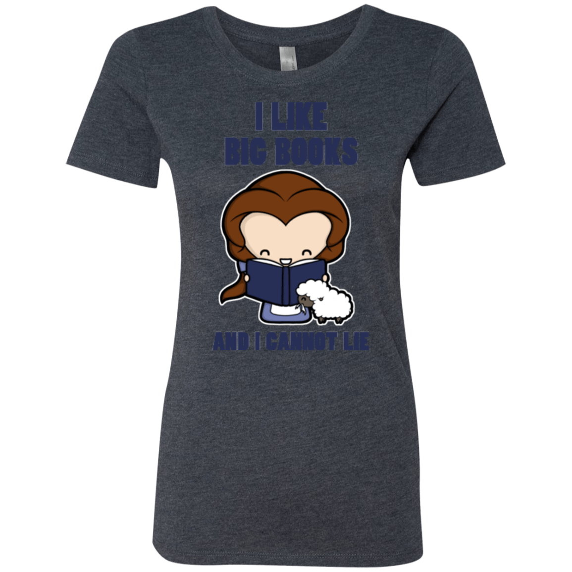 T-Shirts Vintage Navy / Small I Like Big Books Women's Triblend T-Shirt