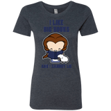 T-Shirts Vintage Navy / Small I Like Big Books Women's Triblend T-Shirt