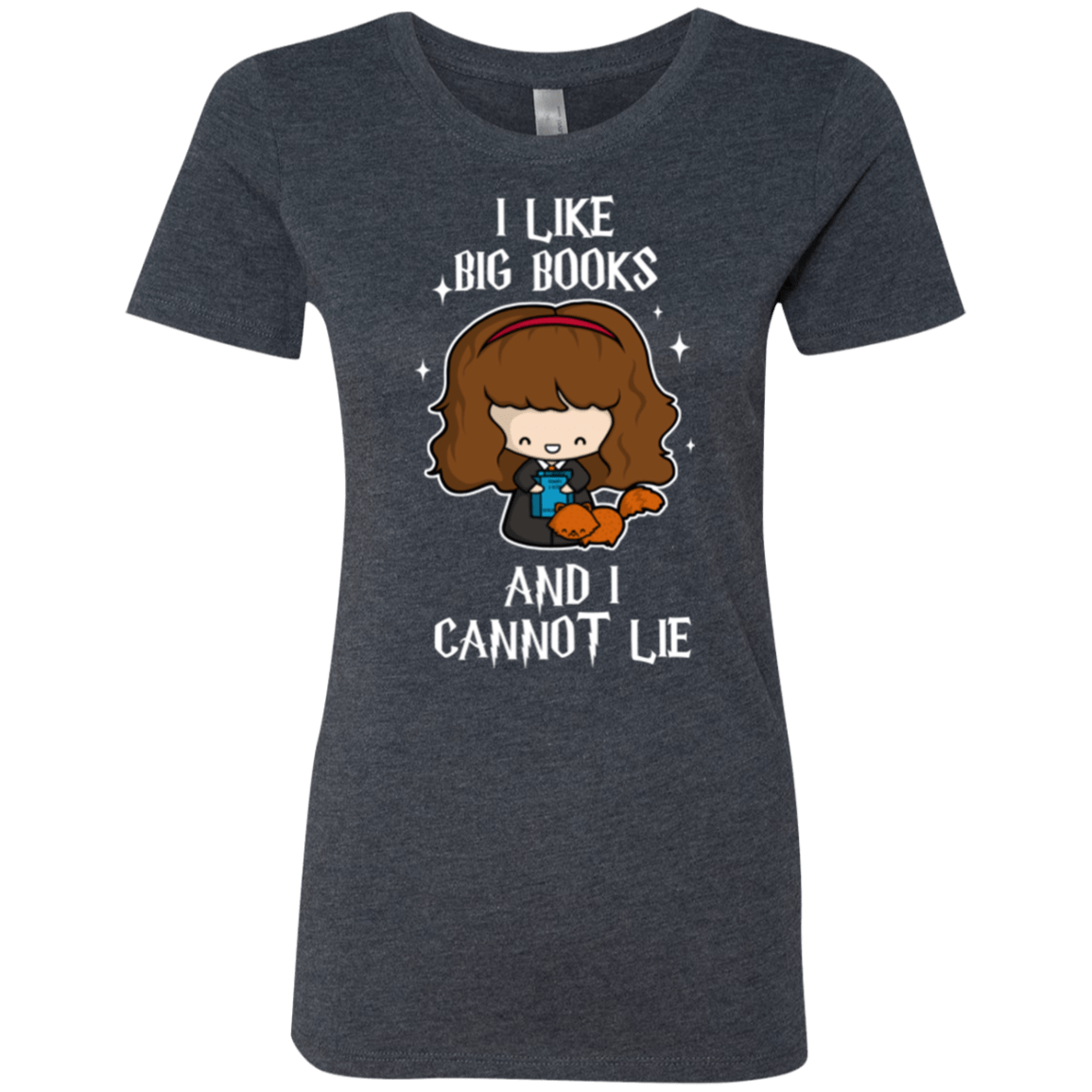 T-Shirts Vintage Navy / Small I Like Big Books Women's Triblend T-Shirt