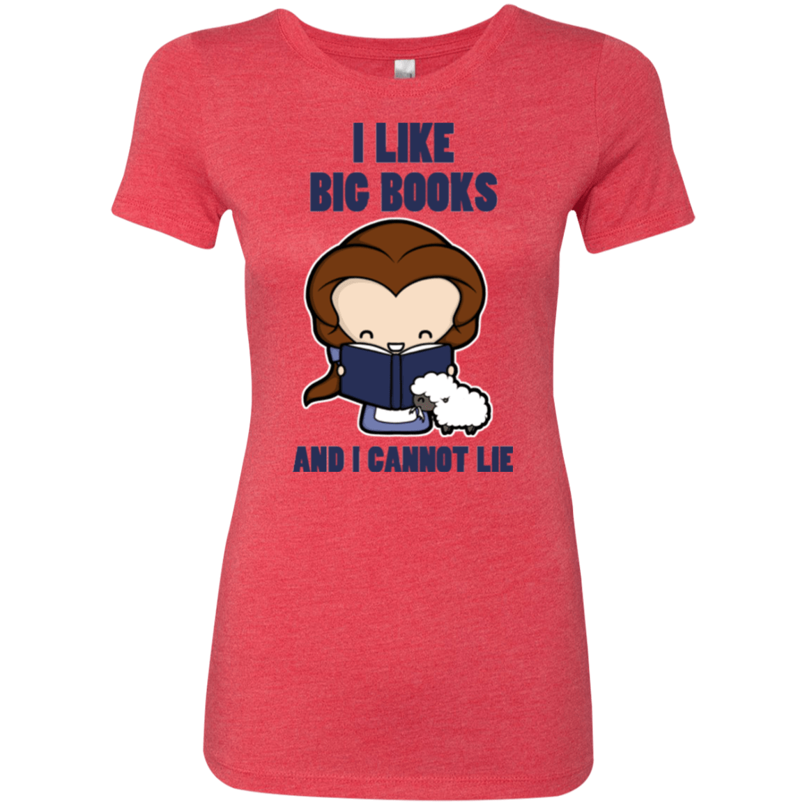 T-Shirts Vintage Red / Small I Like Big Books Women's Triblend T-Shirt
